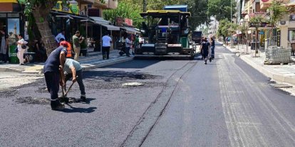 Salihli’nin Şüheda Caddesi baştan aşağı yenileniyor