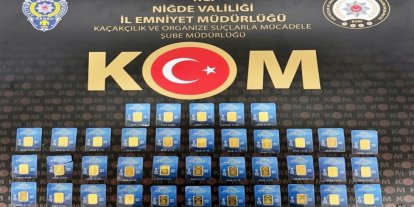 Niğde’de 190 gram sahte altın ele geçirildi