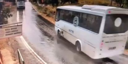 Muğla’da 8 kişinin yaralandığı kazanın görüntüleri ortaya çıktı