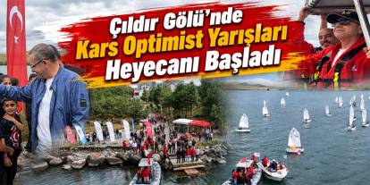 Kars Valisi Ziya Polat, Çıldır Gölü’nde Yelken Yarışlarının Startını Verdi