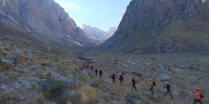 Hakkari’nin zorlu zirvelerinde hayati tatbikat