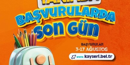 Kırtasiye desteği başvurularında son gün