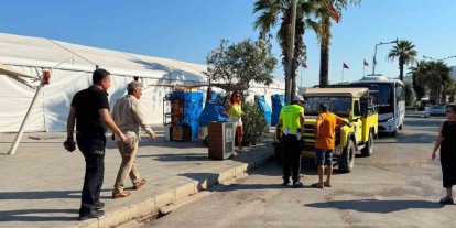 Kuşadası’nda cep uygulama noktası yerinde incelendi