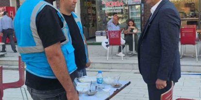 Başkan Taşkın’dan yeni çarşı esnafına ziyaret