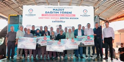 Mazot Kart dağıtımı Beyağaç’tan başladı