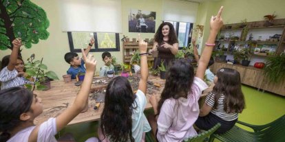 Mersin’de çocukların yaz tatili atölyelerle renklendi