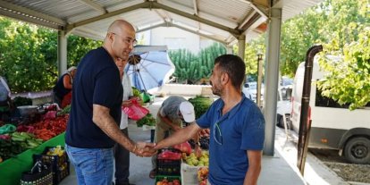 Germencik’te kapalı pazar yeri esnaf ve vatandaşların hizmetine sunuldu