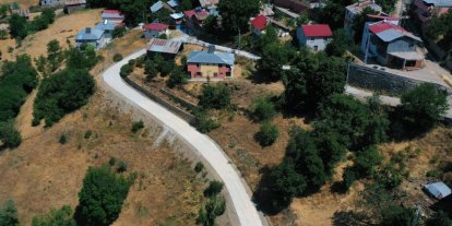 Ordu’nun kırsalında beton yol çalışmaları sürüyor