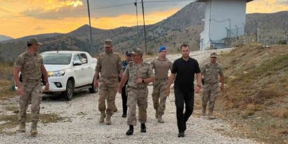 Refahiye Kaymakamı Taşkıran, jandarmanın çalışmalarını yerinde inceledi