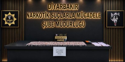 Diyarbakır’da 2 bin 776 adet sentetik ecza maddesi ele geçirildi: 1 tutuklama
