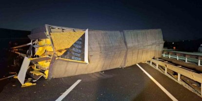 Bilecik’te karavan devrildi: 1 yaralı