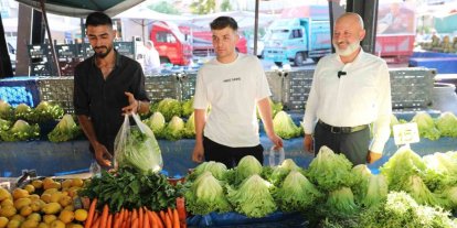 Kocasinan Zabıtasından pazarlarda sıkı denetim