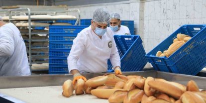 Elazığ’da günlük 20 bin ekmek üretilerek vatandaşların tüketimine sunuluyor