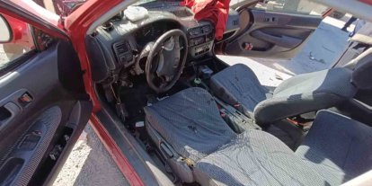 Yığılca yolunda otomobil kamyonete çarptı: 1 yaralı