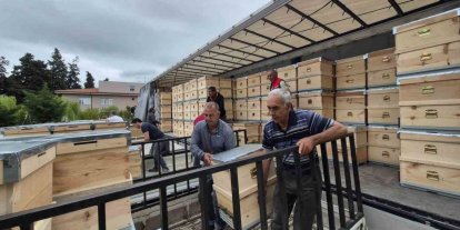 Yangından etkilenen arıcılara 2 bin kovan dağıtıldı