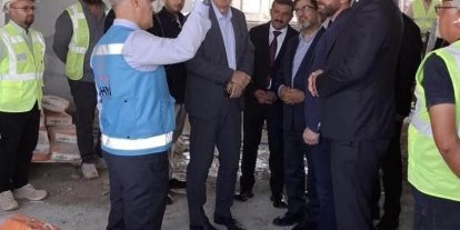 Ulaştırma Bakan Yardımcısı İzkurt’tan yapımı devam eden havalimanında inceleme