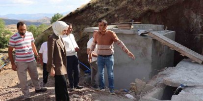 Tercan’da KÖYDES kapsamında içme suyu projeleri yerinde incelendi