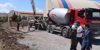 Tercan’da yapılacak kreş binasının temeli atıldı