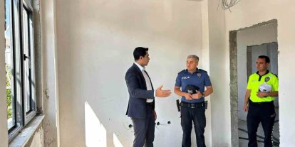 Kemah’ta İlçe Emniyet Amirliği hizmet binası inşaatı sürüyor
