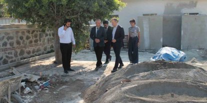 Erzin Mustafalı Camii’ndeki restorasyon çalışmaları sürüyor