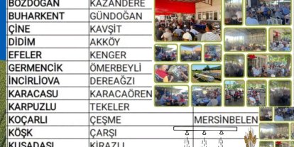 Aydın’ın 17 ilçesinde üreticiler tarım gündemi için buluşacak