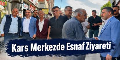 Kars Merkezde Esnaf Ziyareti