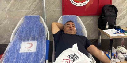 Andırın’da muhtarlardan Kızılay’ın kan bağışı kampanyasına destek