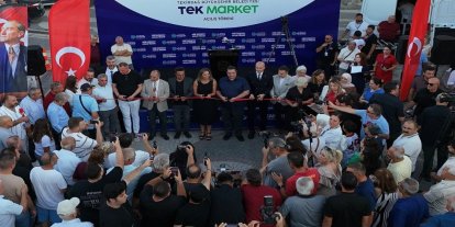 Belediyenin market projesinin 8’inci şubesi Marmaraereğlisi’nde açıldı