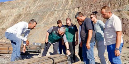 DSİ Bölge Müdürü Yavuz, Erzincan Ballı Barajı ve Sulama Şantiyesini inceledi