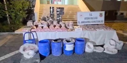 Aydın’da zehir tacirlerine darbe: 100 milyon TL’lik uyuşturucu ele geçirildi