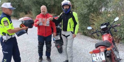 Kütahya’da motosiklet ve motorlu bisiklet sürücülerine yönelik özel denetim
