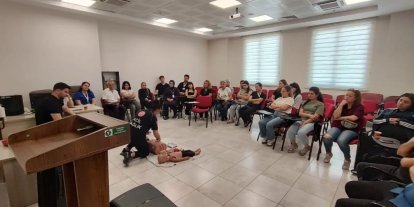 Karacasu Devlet Hastanesi’nde CPR eğitimi verildi