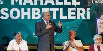 Başkan Özlü "Seçimde değil her zaman vatandaşlayız"