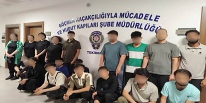 Kamyonette 19 düzensiz göçmen yakalandı: Sürücü tutuklandı