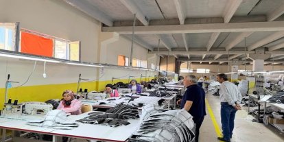 Çermik Belediyesinin tekstil fabrikası onlarca kişiye istihdam oluşturuyor