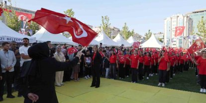 Melikgazi’de çocuklar doya doya eğlendi