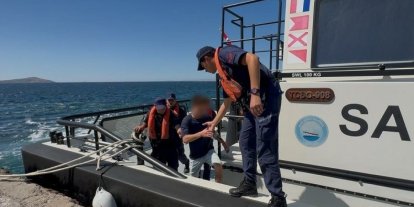 Bozcaada açıklarında gemide rahatsızlanan personelin tıbbi tahliyesi gerçekleştirildi