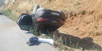 Bilecik’te otomobil takla attı: 2 yaralı