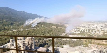 Bursa’daki alevlere havadan müdahale güçlendirildi