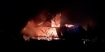 Pokut Yaylası’nda çıkan yangında 1 işletme kül oldu