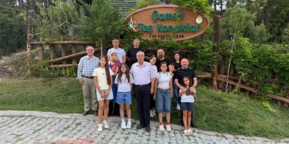 Dereceye giren çocuklar Çameli’de ödüllendirildi