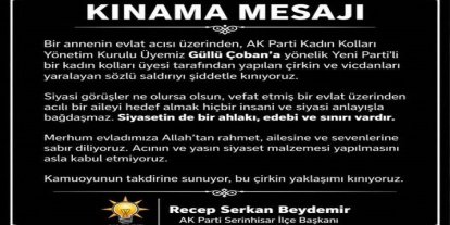 AK Parti’den ölmüş evlat üzerinden yapılan sözlü saldırıya kınama