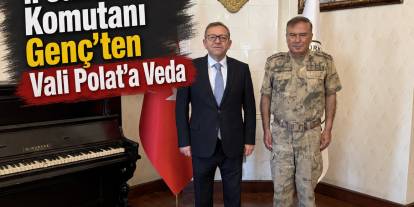 Kars İl Jandarma Komutanı Genç’ten Vali Polat’a Veda