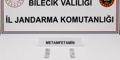 Bilecik’te otomobilde metamfetamin ele geçirildi