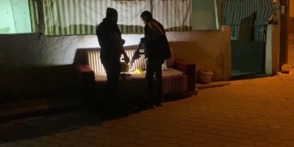 Kurşunlanan evde bulunan küçük çocuk elinden yaralandı