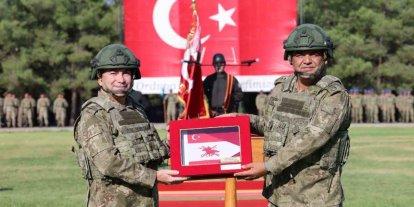 70’inci Mekanize Piyade Tugay Komutanlığında komuta ve sancak devir teslim töreni gerçekleştirildi