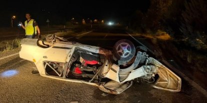 Karabük’te otomobil takla attı: 1 yaralı