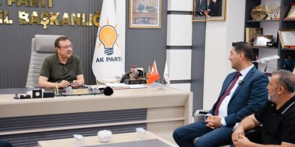 MTSO Başkan Adayı Boyraz’dan AK Parti İl Başkanı Bakan’a ziyaret
