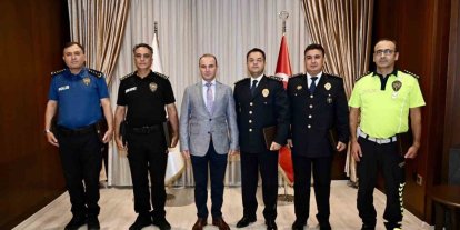 Denizli İl Emniyet Müdürlüğünde terfi heyecanı yaşandı