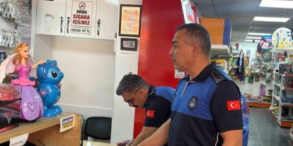 Zabıta ekiplerinden okul öncesi kırtasiye denetimleri